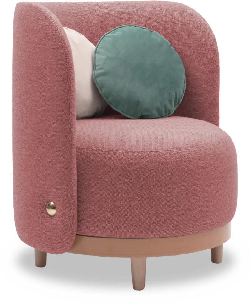 Slipper chair Orecchino, view 2