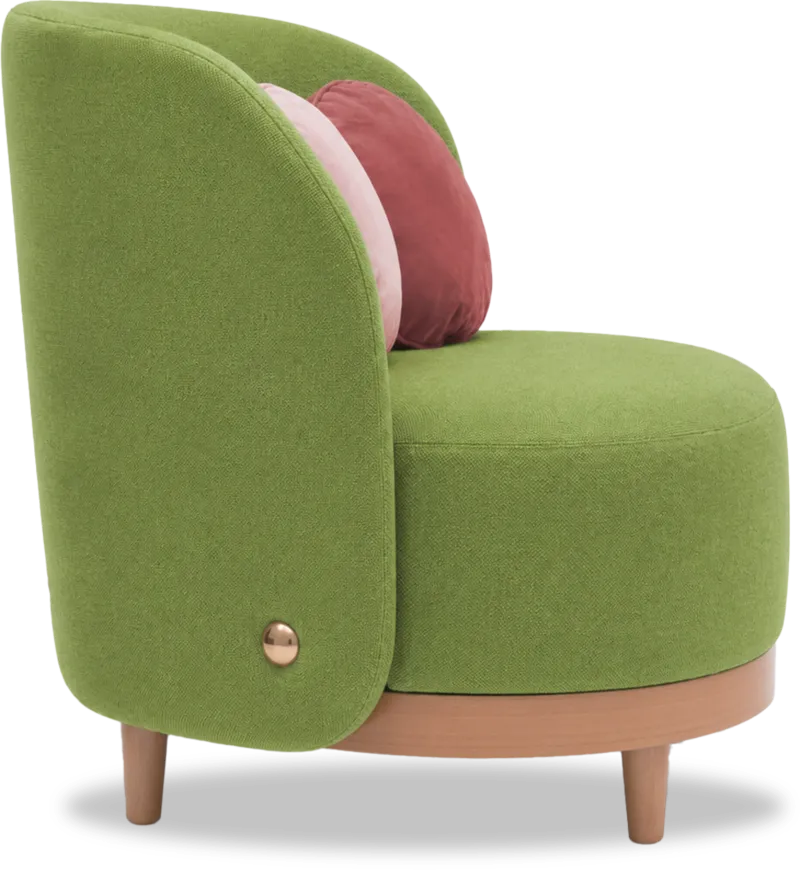 Slipper chair Orecchino, view 3